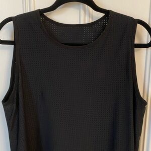 Periphery Made in Canada Sleeveless Black Midi Summer Shift Dress